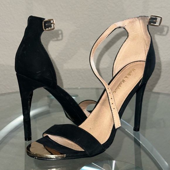 Michael Kors Shoes - Michael Kors Black and Gold Stiletto Heels